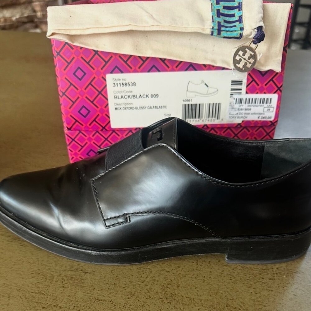 Tory Burch Black Mick Oxford - Picture 8 of 10